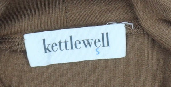 Kettlewell Women's Brown Roll Neck Top, Size S