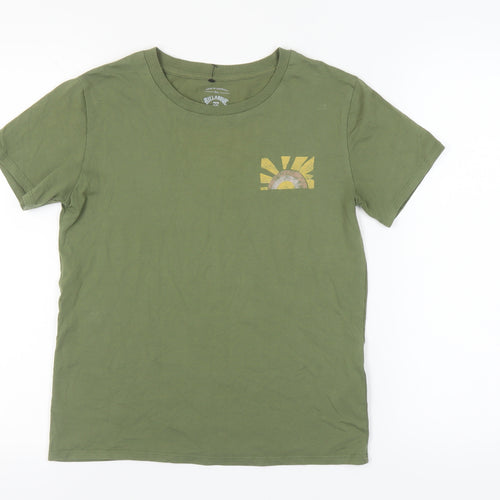 Billabong Women's Green XS Cotton T-Shirt
