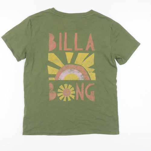 Billabong Women's Green XS Cotton T-Shirt