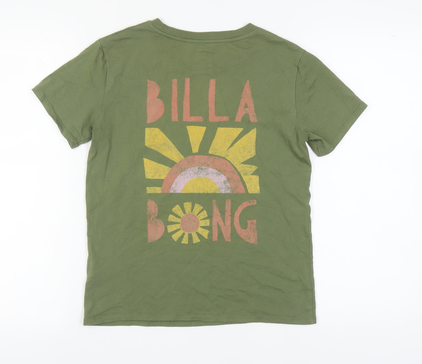 Billabong Women's Green XS Cotton T-Shirt