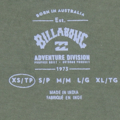 Billabong Women's Green XS Cotton T-Shirt