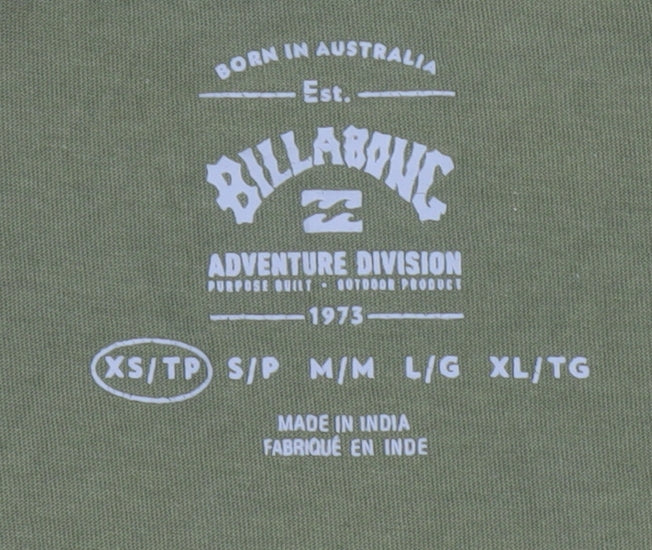 Billabong Women's Green XS Cotton T-Shirt