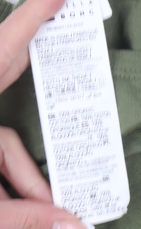 Billabong Women's Green XS Cotton T-Shirt