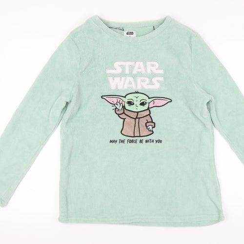 Star Wars Green Pyjama Top Women Medium 12-14