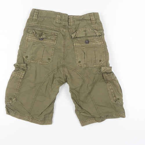 Kangaroo Poo Boys Green Cargo Shorts 9-10 Years