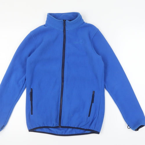 Peter Storm Boys Blue Fleece Jacket, Size 13, Full Zip