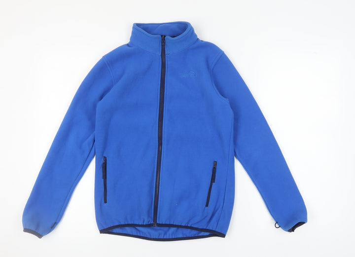 Peter Storm Boys Blue Fleece Jacket, Size 13, Full Zip