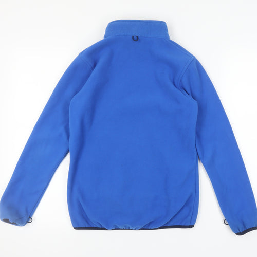 Peter Storm Boys Blue Fleece Jacket, Size 13, Full Zip