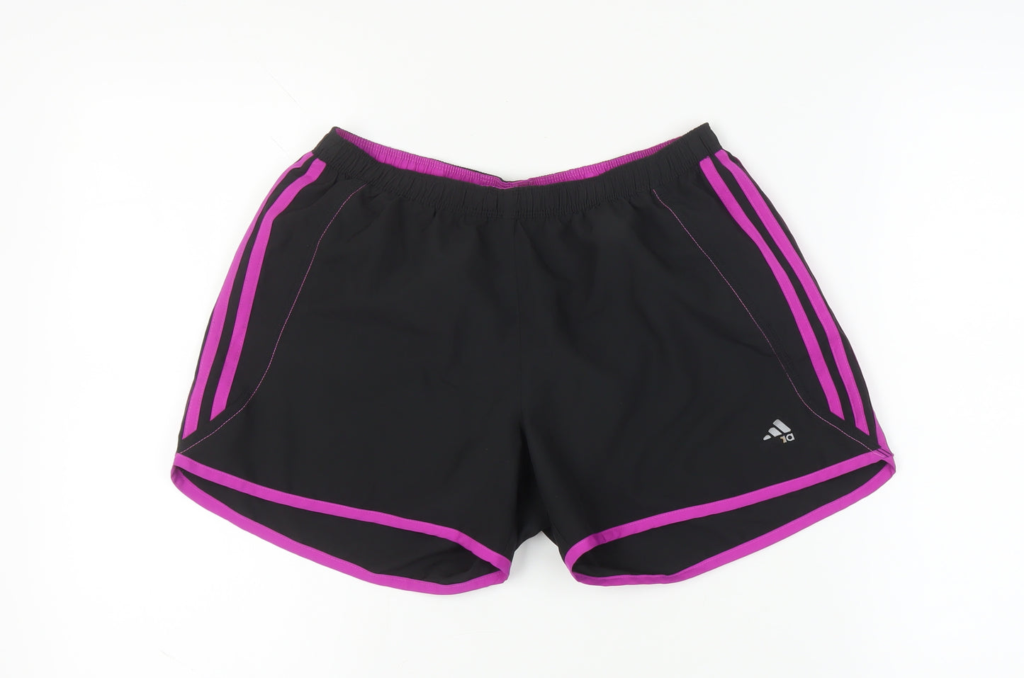 Adidas Women's Black Running Shorts Size 10 - Quick Dry