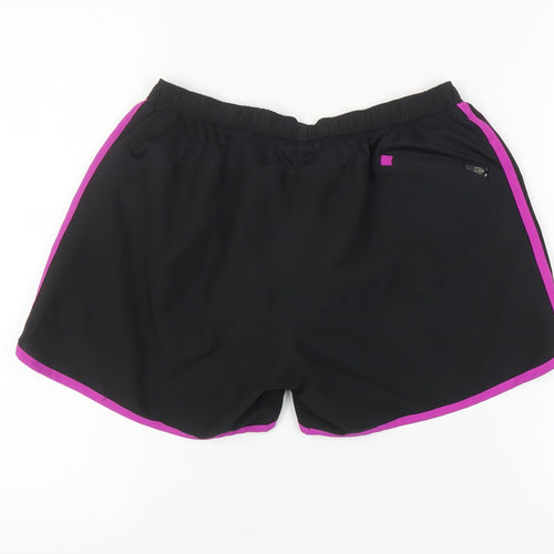 Adidas Women's Black Running Shorts Size 10 - Quick Dry