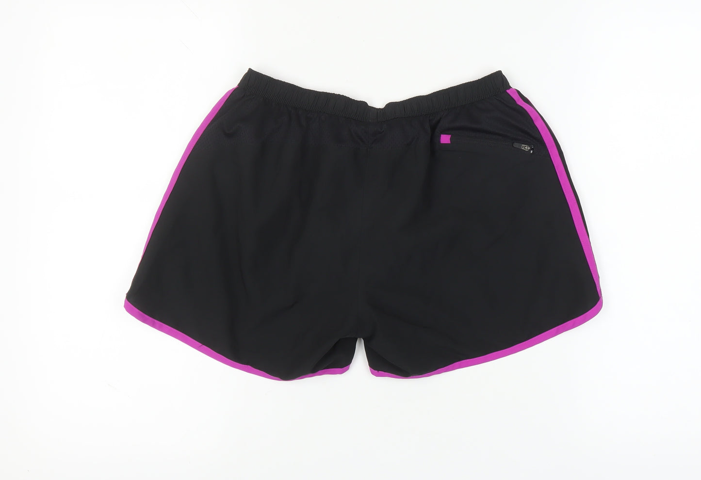 Adidas Women's Black Running Shorts Size 10 - Quick Dry