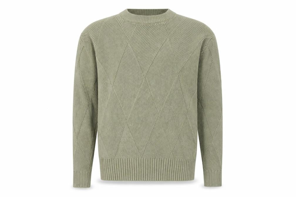 Front view of Marks & Spencer Men's Green S jumper