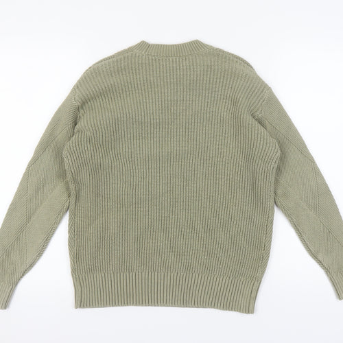 Marks and Spencer Men's Green S Pullover Jumper