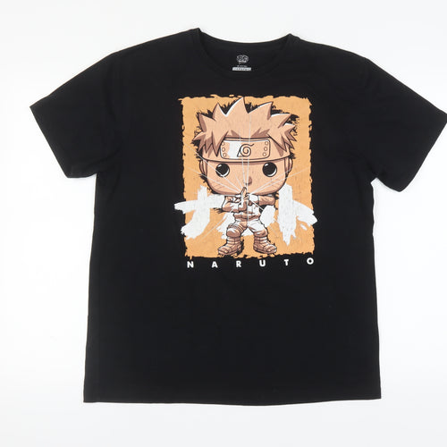 Funko Naruto Shippuden Black Anime T-Shirt Men L