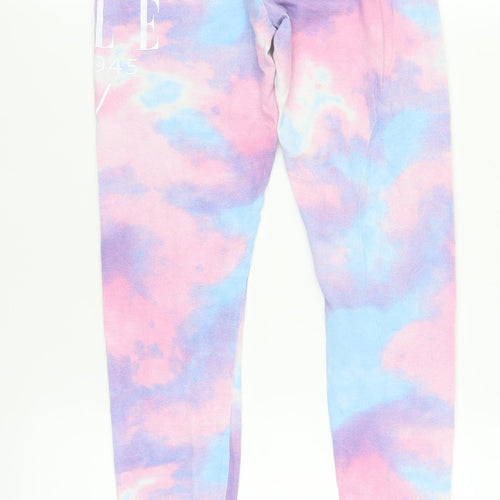 Elle Girls Multicoloured Tie Dye Ankle Leggings 14-15 Years