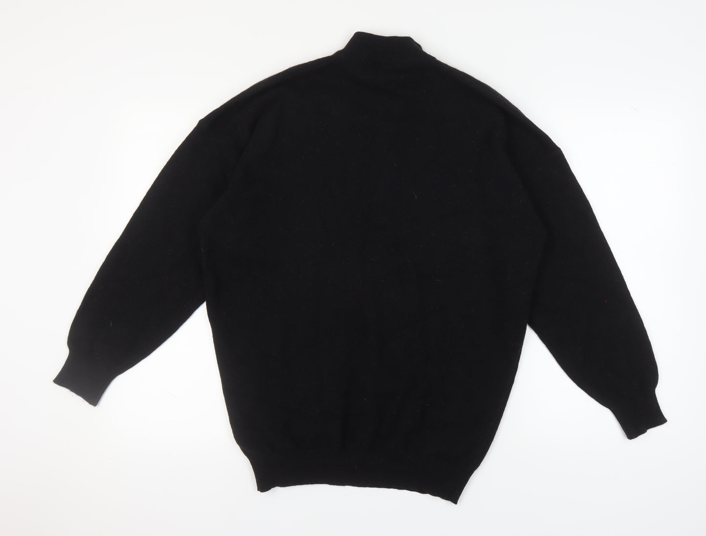 Murray Brothers Women's Black Mock Neck Jumper Medium