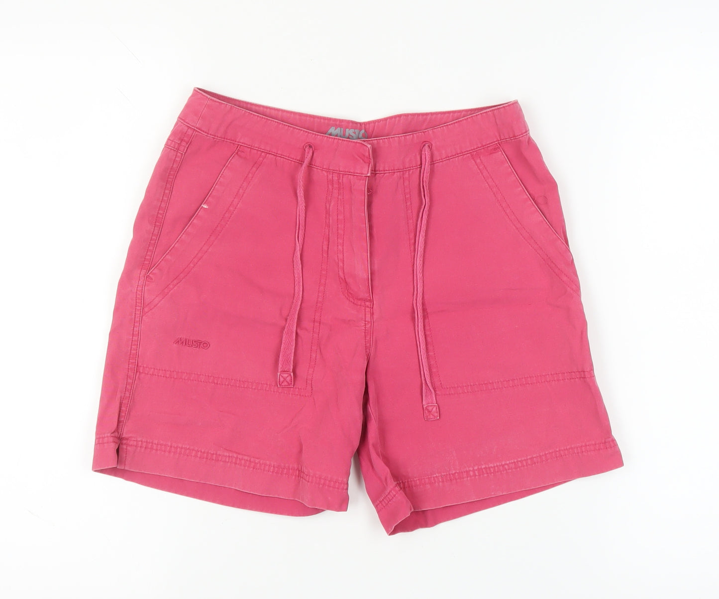 Musto Pink Women's Cargo Shorts Size 8 Cotton Casual