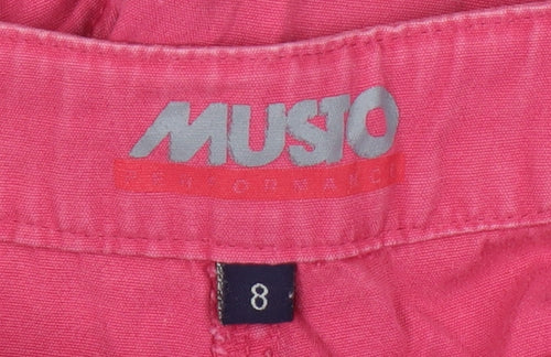 Musto Pink Women's Cargo Shorts Size 8 Cotton Casual