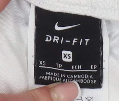 Nike Dri-FIT Women's White Athletic Shorts XS