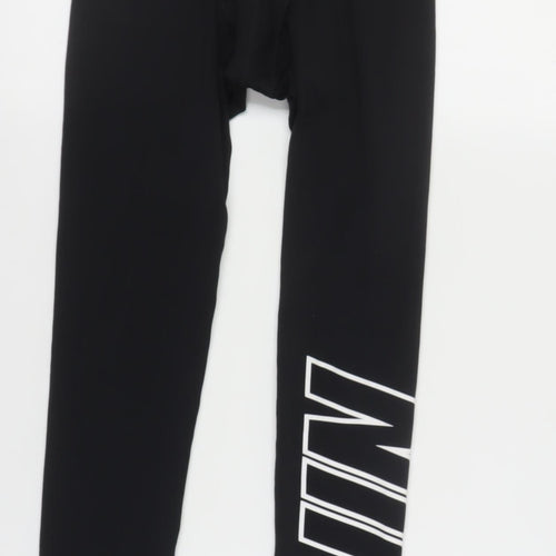Nike Teen Black Athletic Leggings L Gym & Training