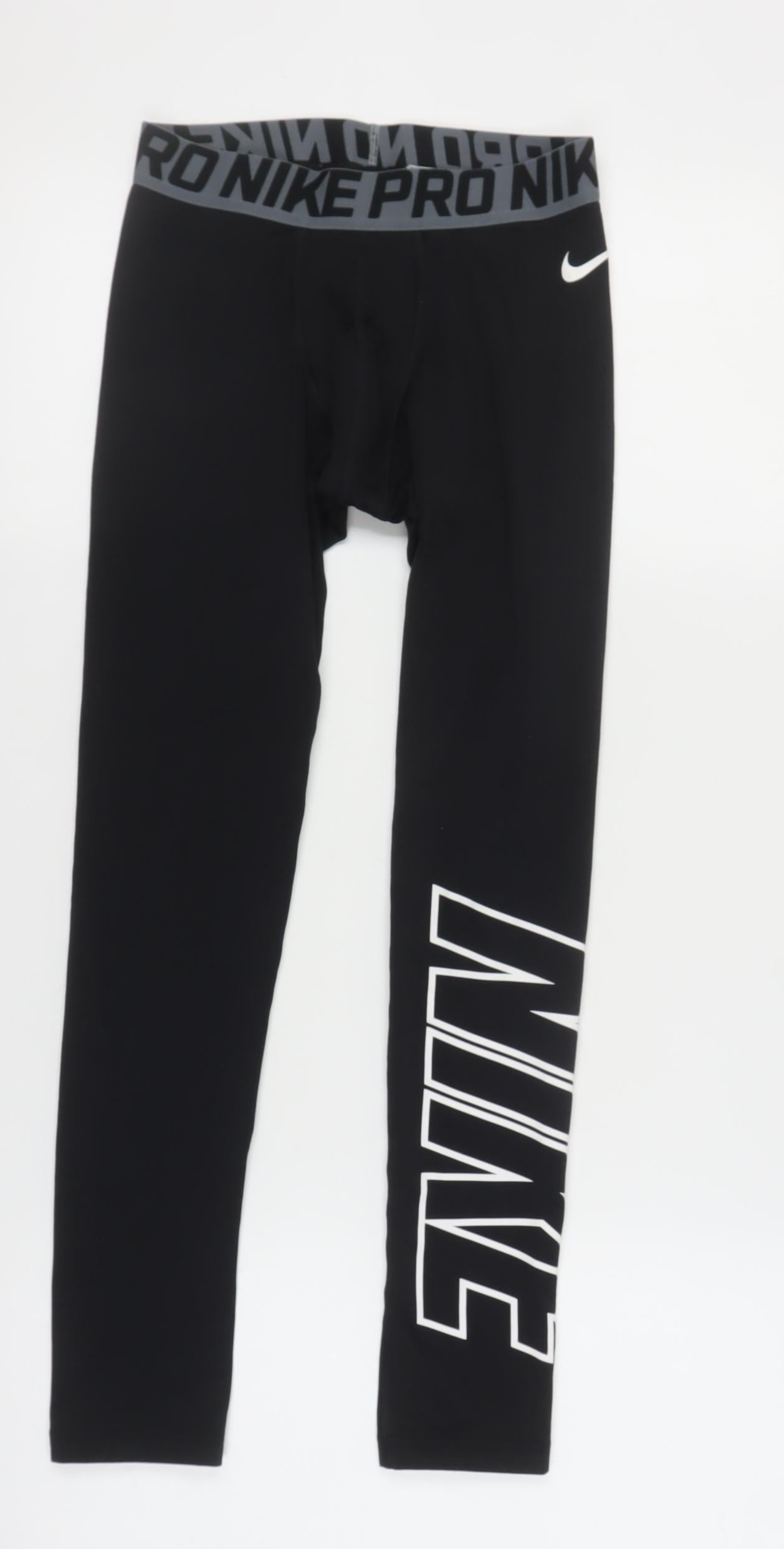 Nike Teen Black Athletic Leggings L Gym & Training