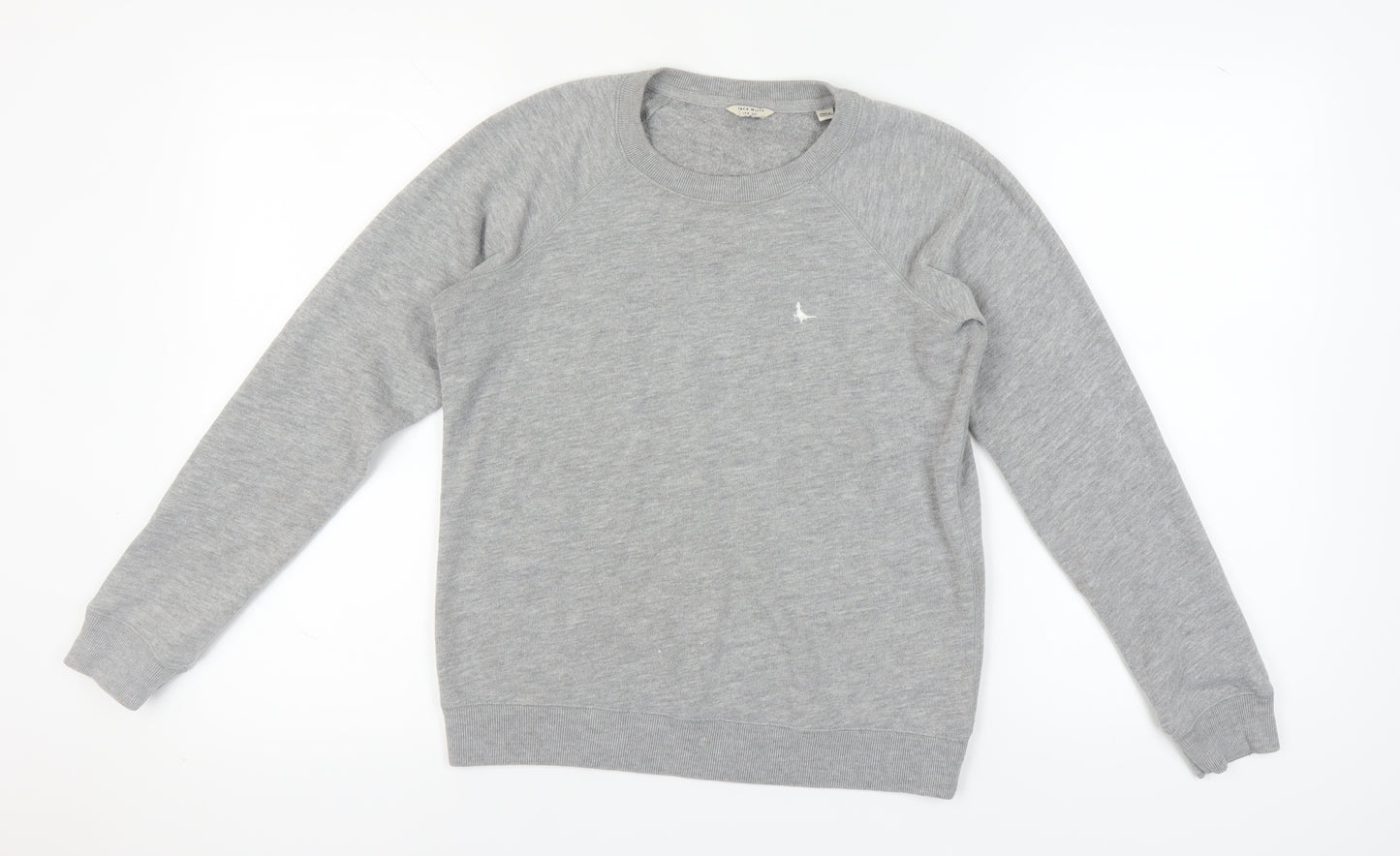 Jack Wills Women's Grey Pullover Sweatshirt - Size 10