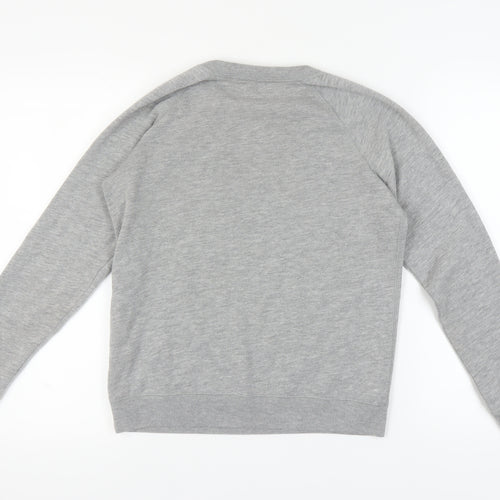 Jack Wills Women's Grey Pullover Sweatshirt - Size 10