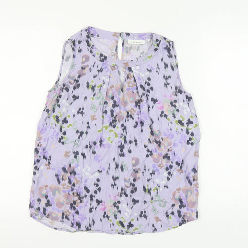 Eterna Women's Multicoloured Floral Blouse - Size 10