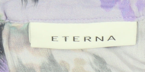 Eterna Women's Multicoloured Floral Blouse - Size 10