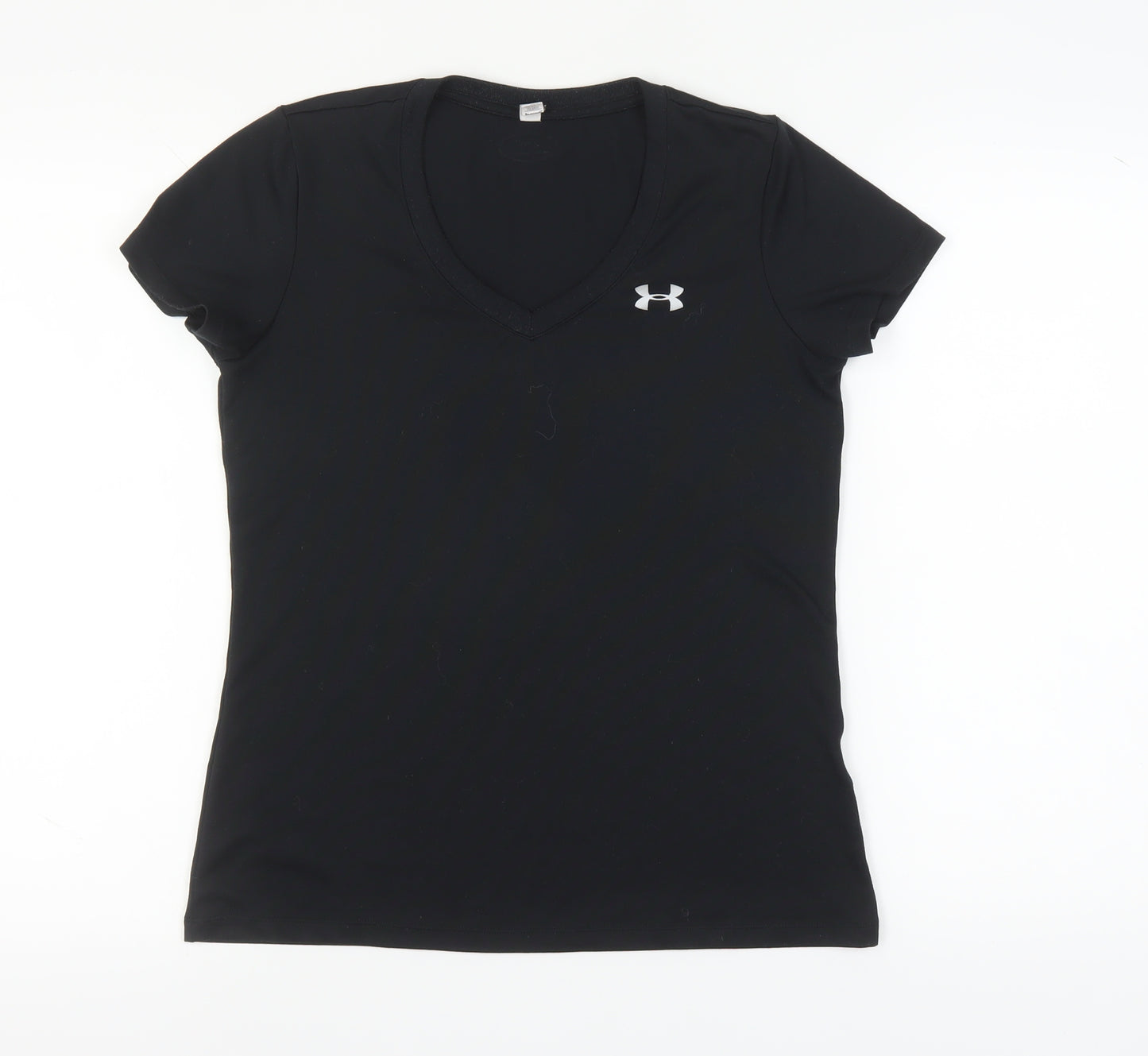Under Armour Women's Black S V-Neck T-Shirt - Activewear