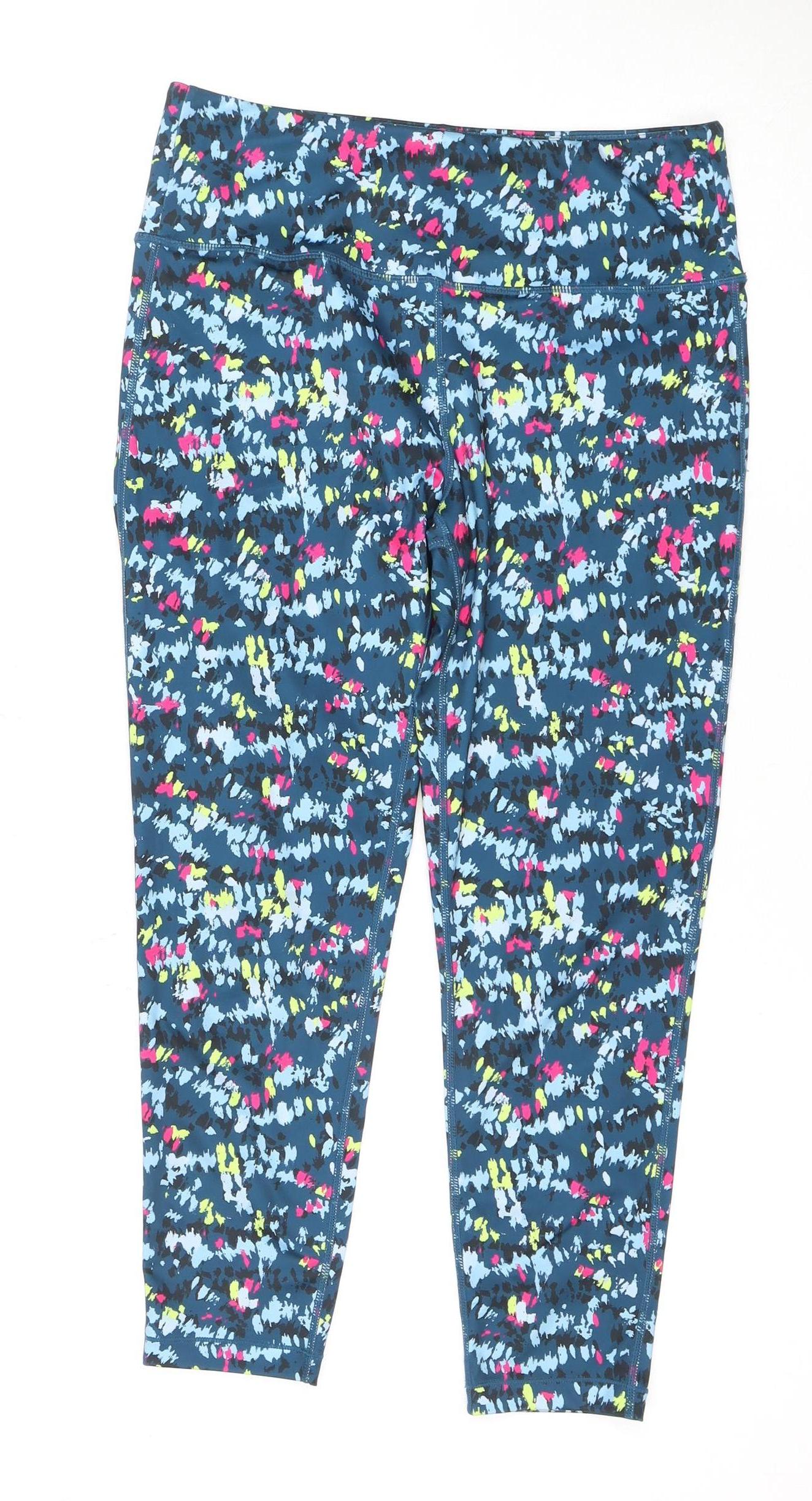 Dare2b Women's Multicoloured Slim Fit Leggings Size 12