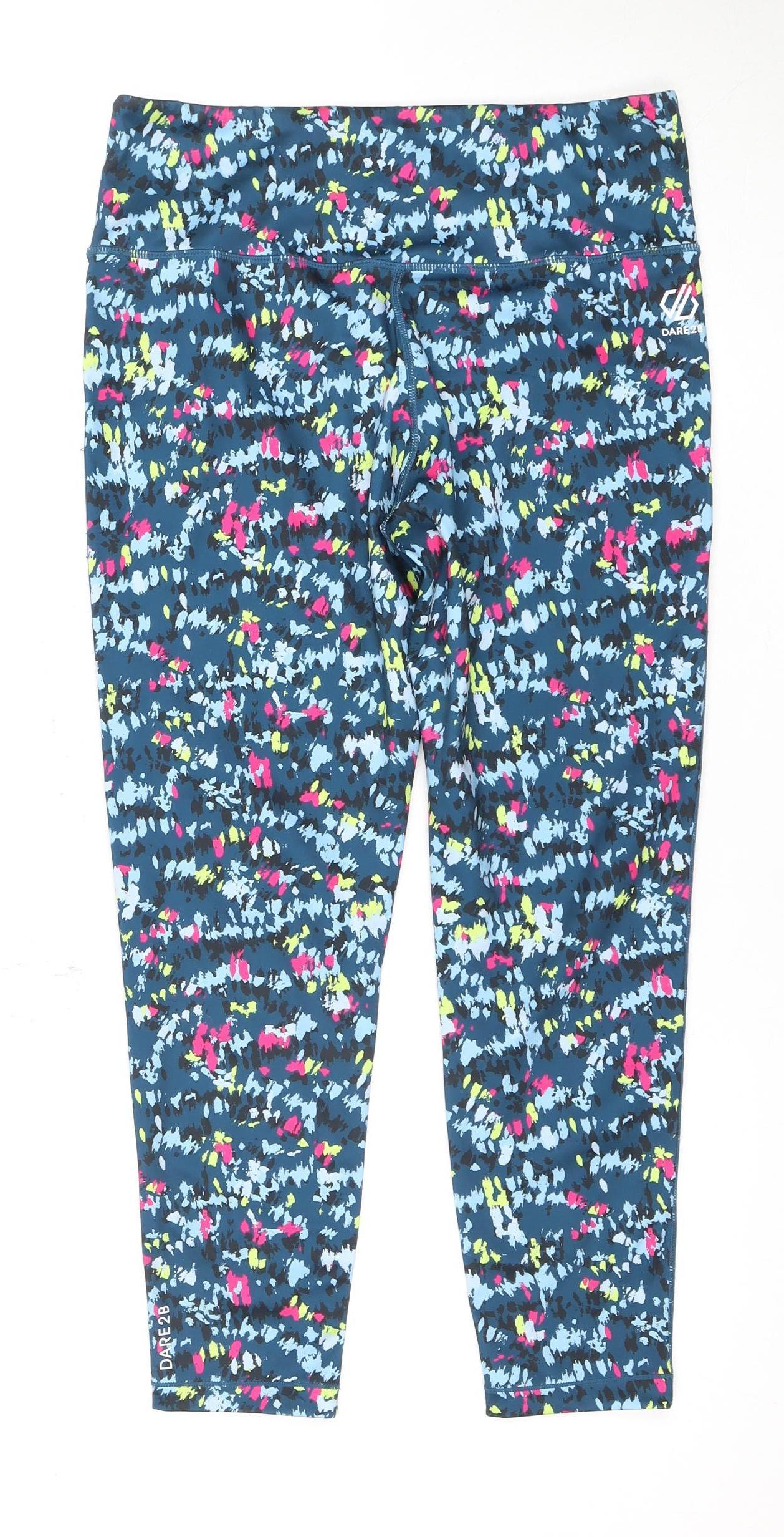 Dare2b Women's Multicoloured Slim Fit Leggings Size 12