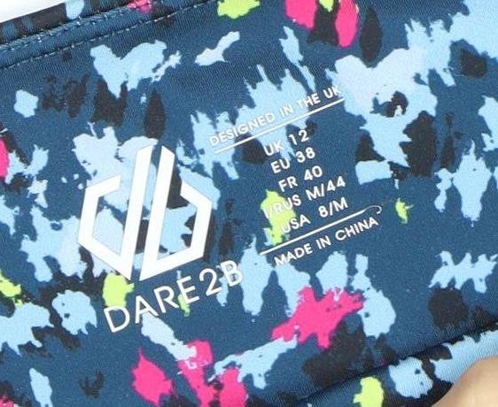 Dare2b Women's Multicoloured Slim Fit Leggings Size 12