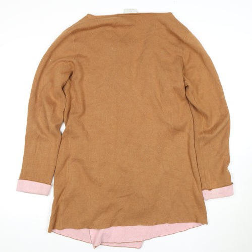 Kaffe Women's Brown Cardigan Jumper Size L