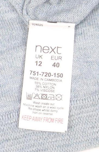 Next Women's Blue Basic T-Shirt, Size 12