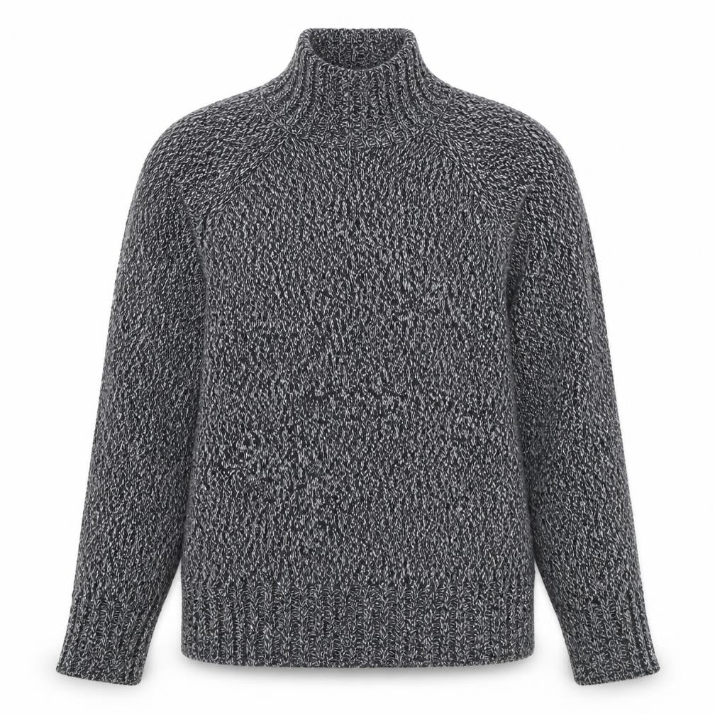 Front view of Next Women's Grey Mock Neck jumper M