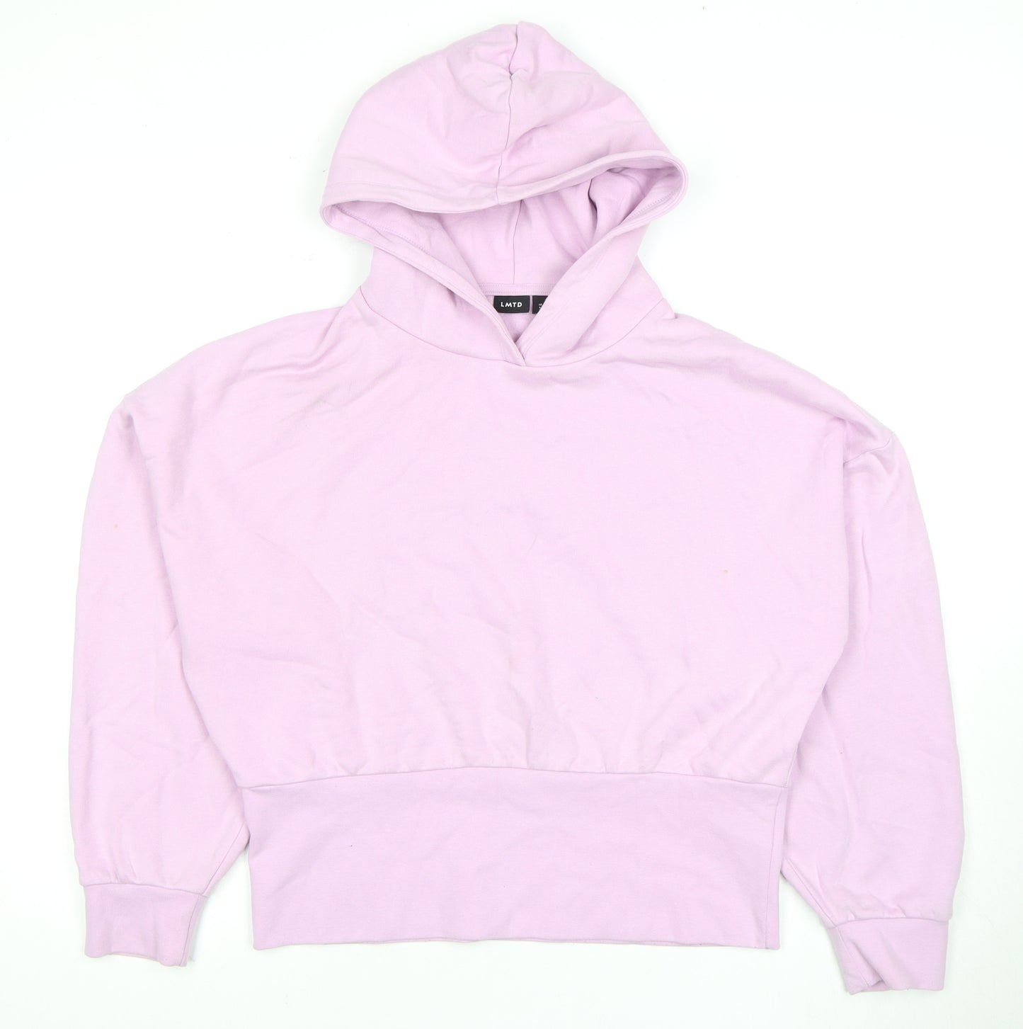 LMTD Women's Pink Hoodie, Size 18, Cotton Blend