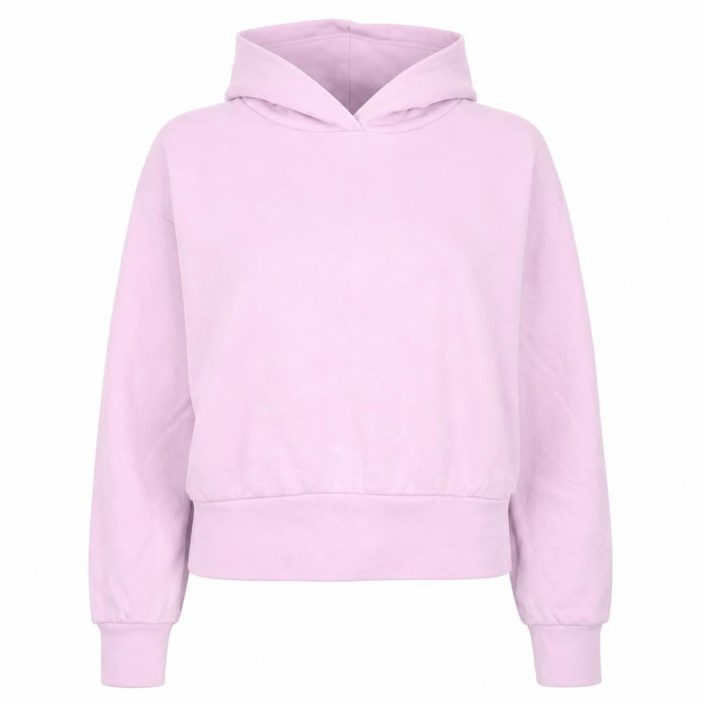 Front view of LMTD Women's Pink Hoodie, size 18, Cotton Blend