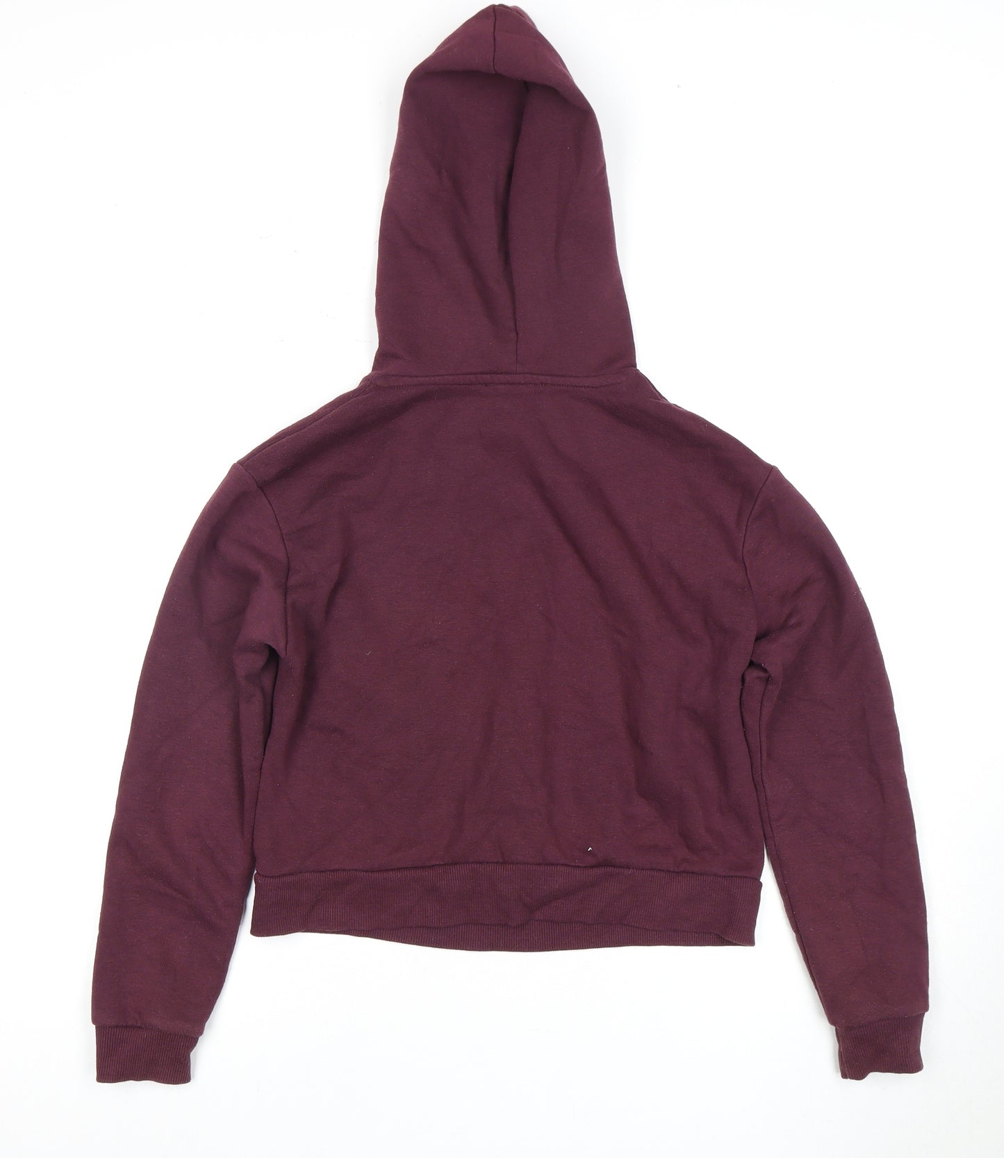 New Look Girls Burgundy Hoodie, Age 12-13, Pullover, Logo