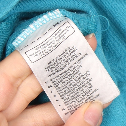 Adidas Women's Blue Size 18 Pullover Hoodie