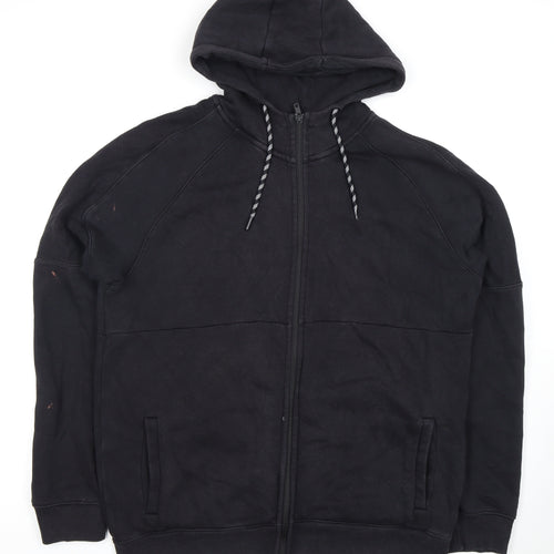 U.S. Athletic Men's Large Black Full Zip Hoodie