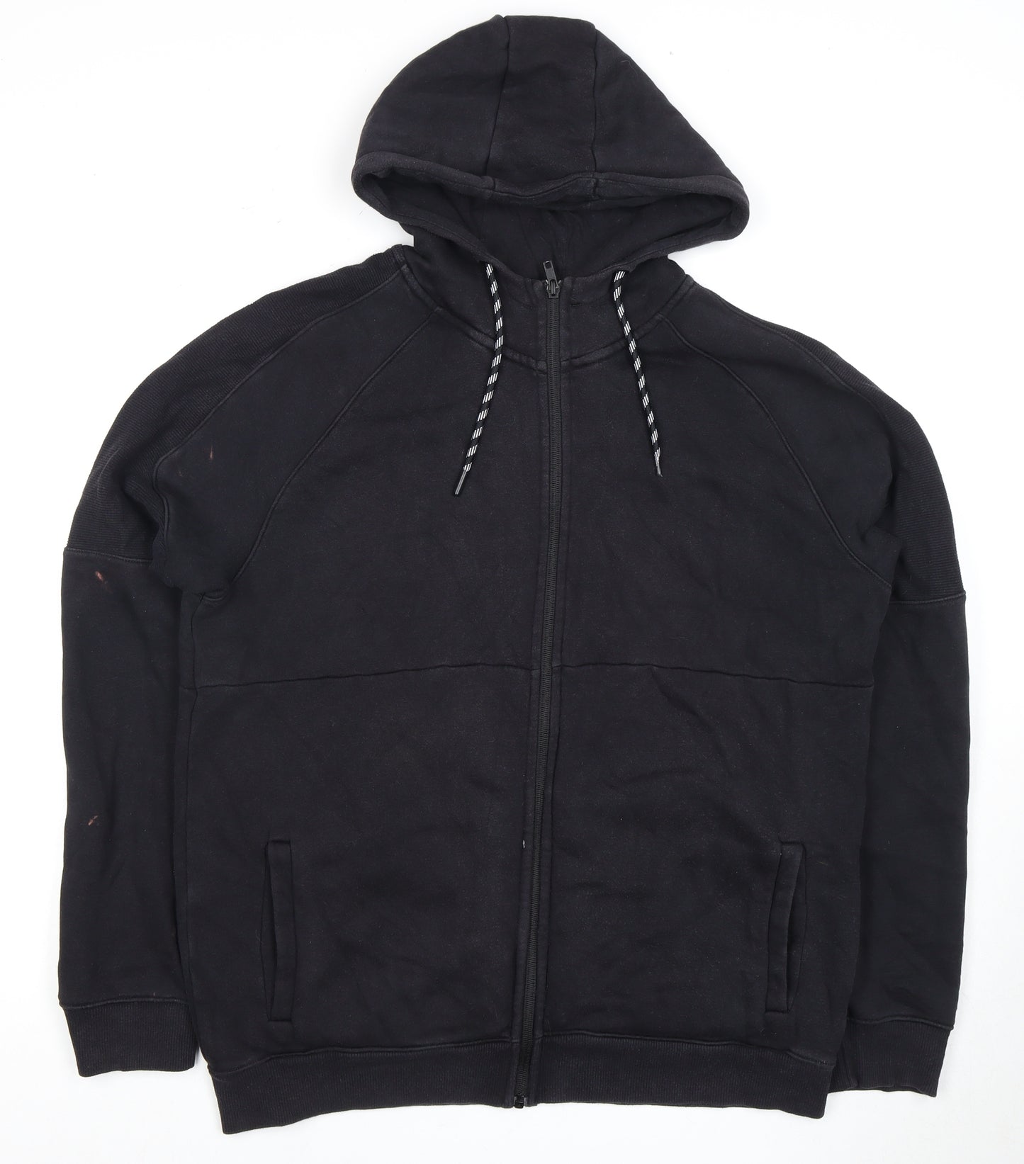 U.S. Athletic Men's Large Black Full Zip Hoodie