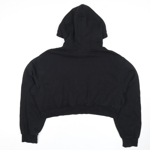 H&M Women's Black Pullover Hoodie, Size 12