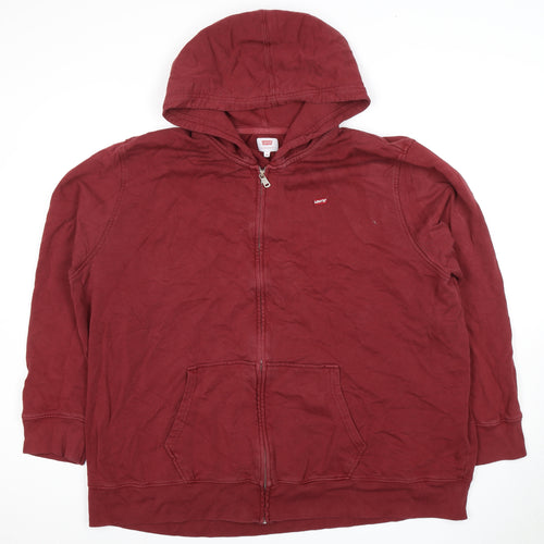 Levi's Men's Red 3XL Full Zip Hoodie