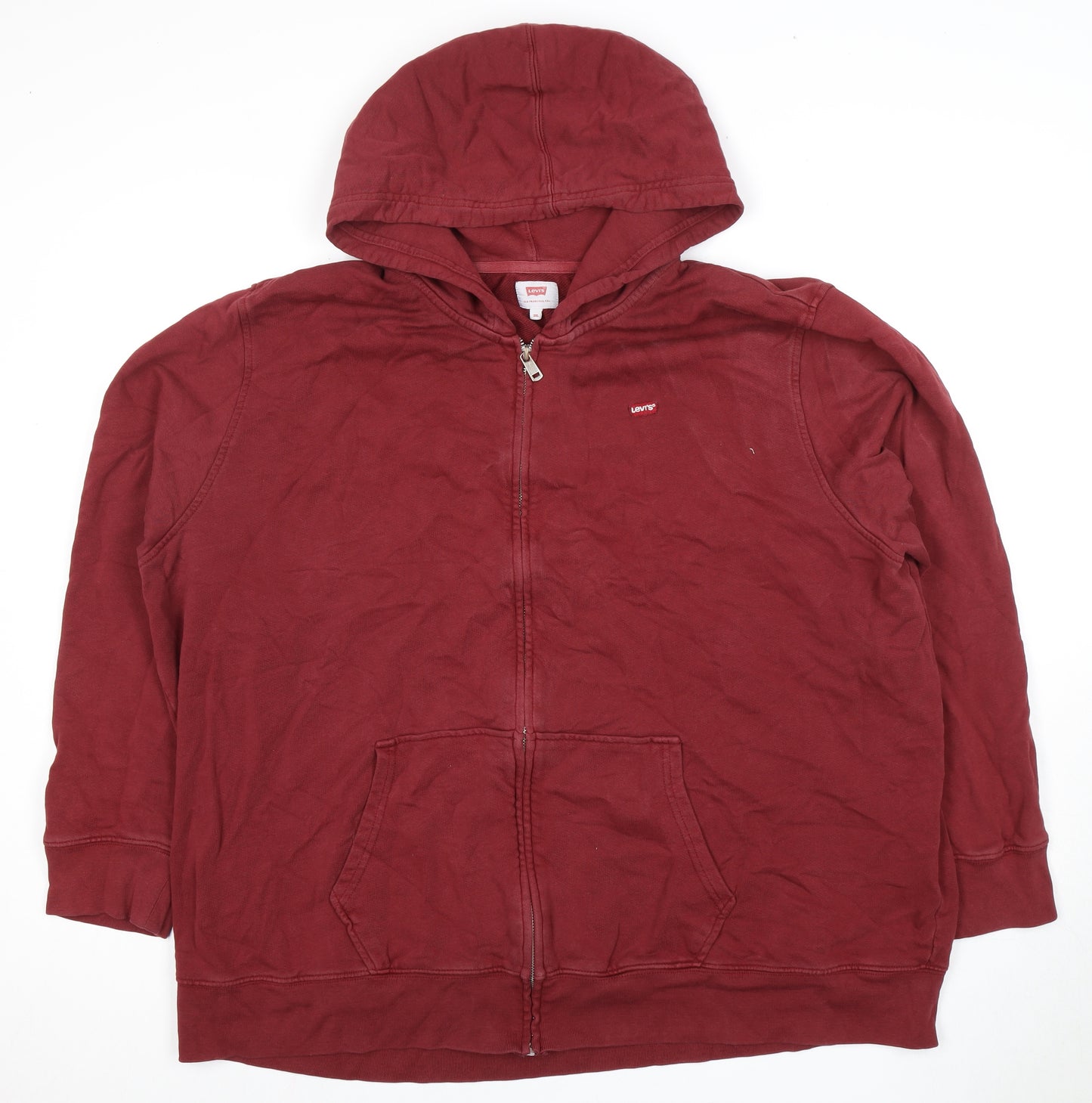 Levi's Men's Red 3XL Full Zip Hoodie