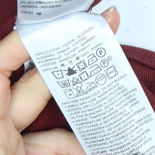 Levi's Men's Red 3XL Full Zip Hoodie