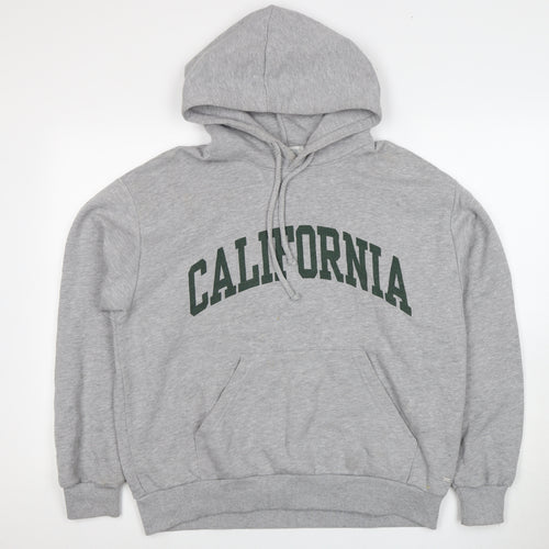 Pacific Republic Grey XS Men's Pullover Hoodie with Logo