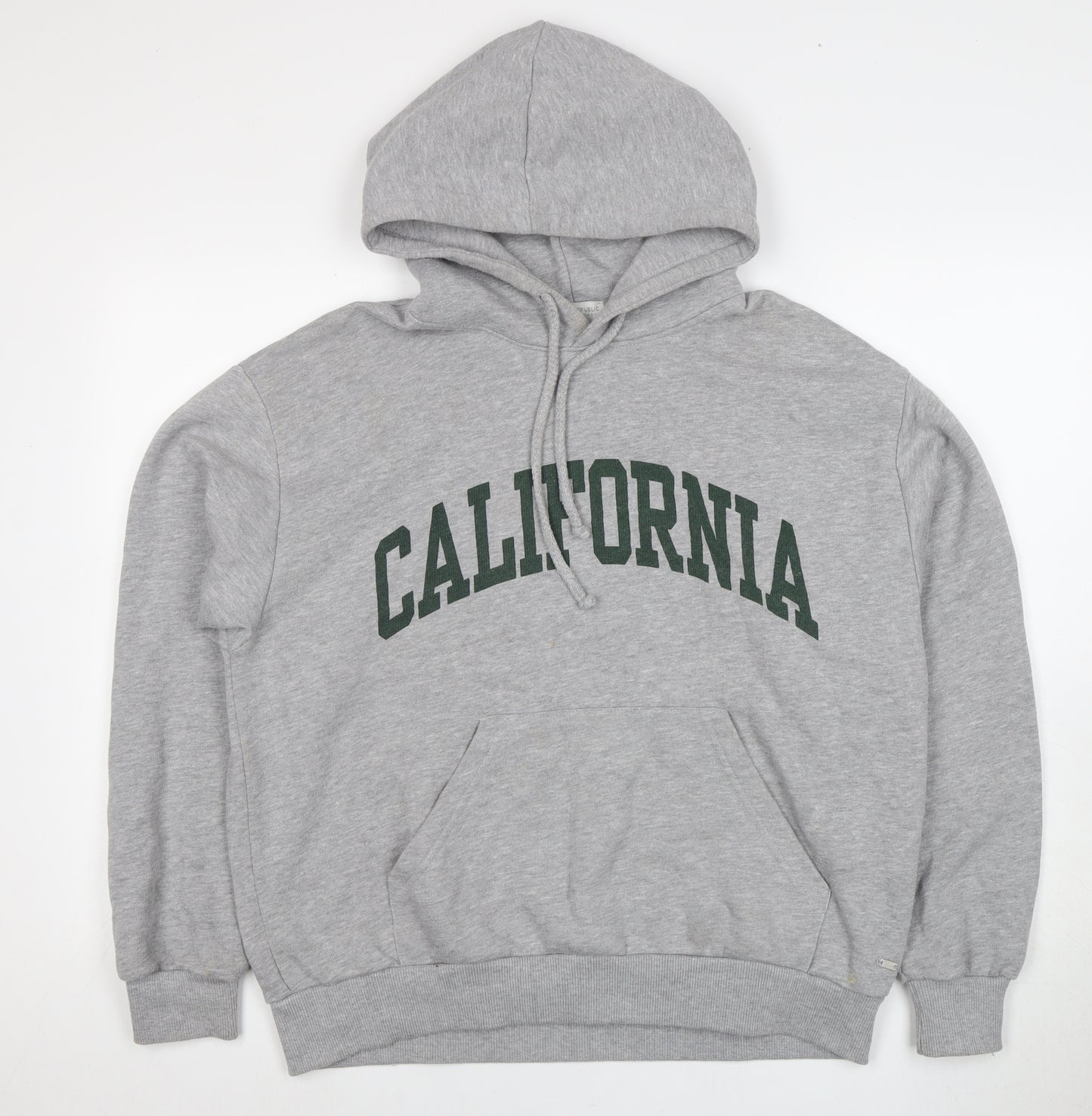 Pacific Republic Grey XS Men's Pullover Hoodie with Logo