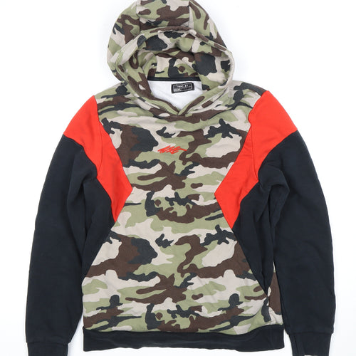Next Boys Multicoloured Camouflage Pullover Hoodie 14 Years