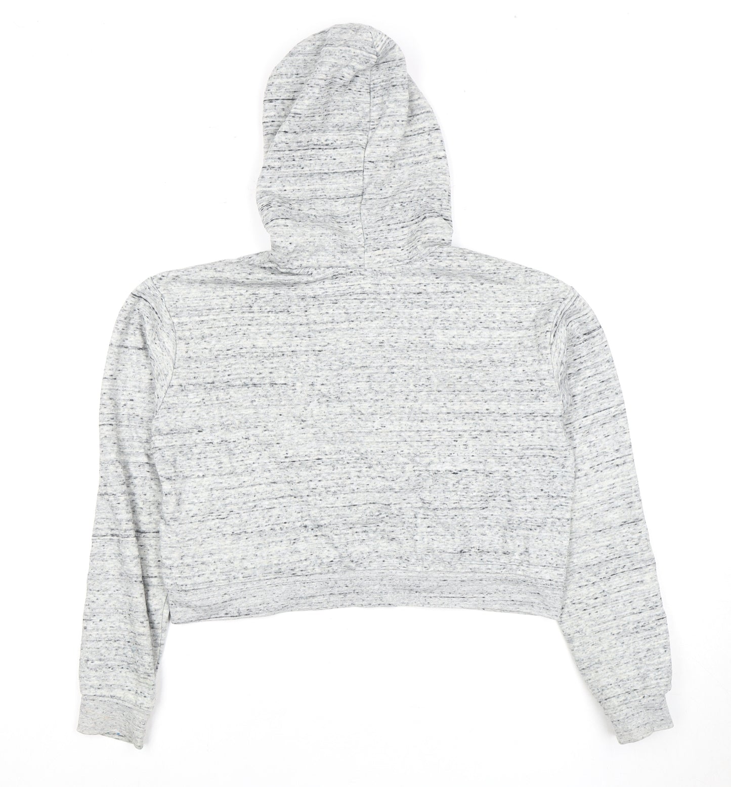 H&M Women's Grey Hoodie, Size 12, Comfortable Pullover